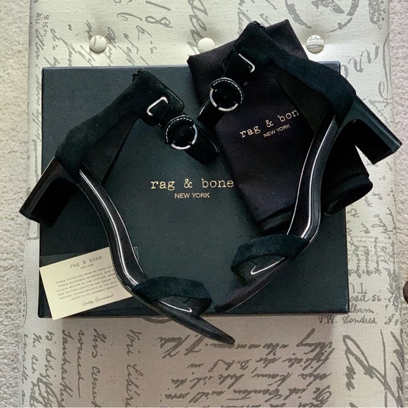 Rag & Bone Ellis Sandals in Black Size 7 & 8.5 (NIB) - Picture 2 of 9